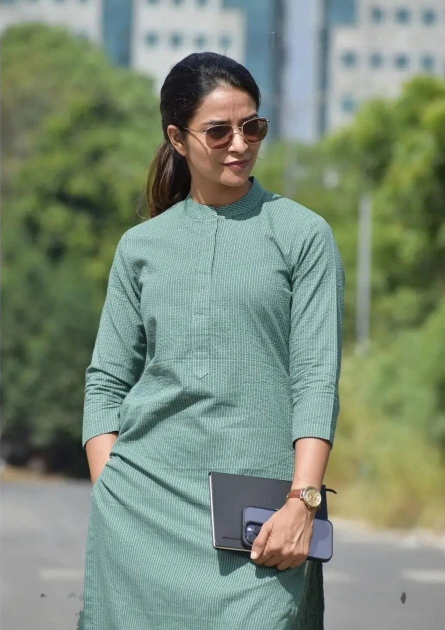 2010 GREEN COMFORT KURTA