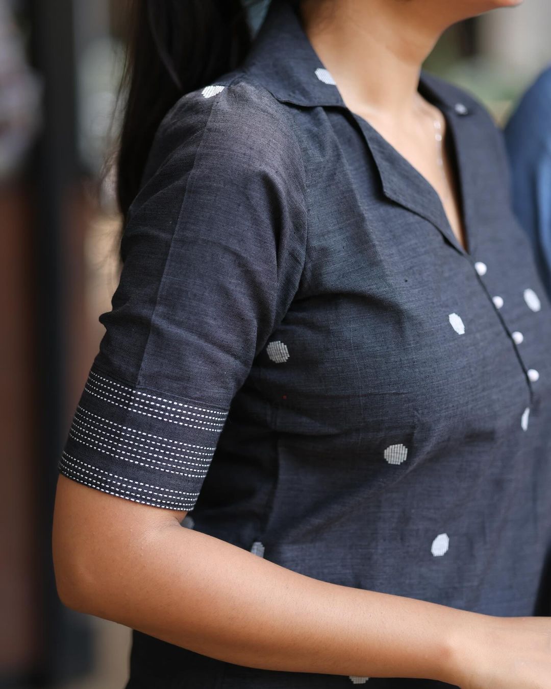 DENIM COTTON TOP