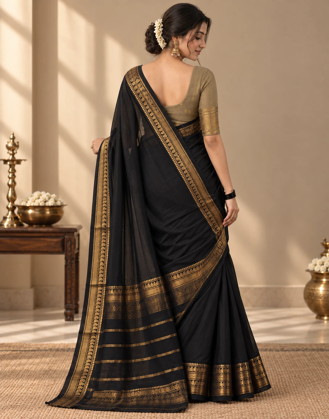 Plain Sungudy Sarees