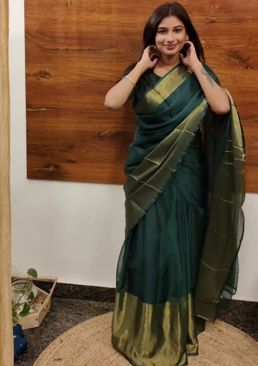 2015 PRE DRAPED SAREE-GOWN
