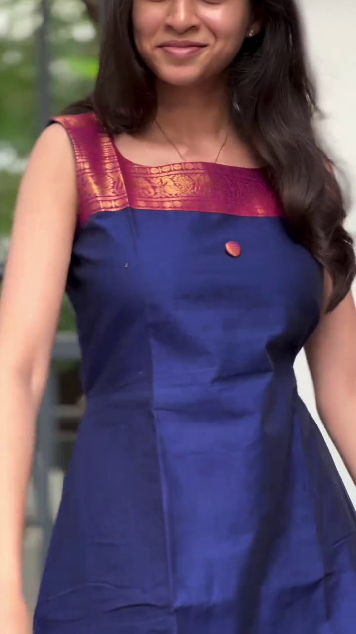Chettinad A Line Cotton Kurti