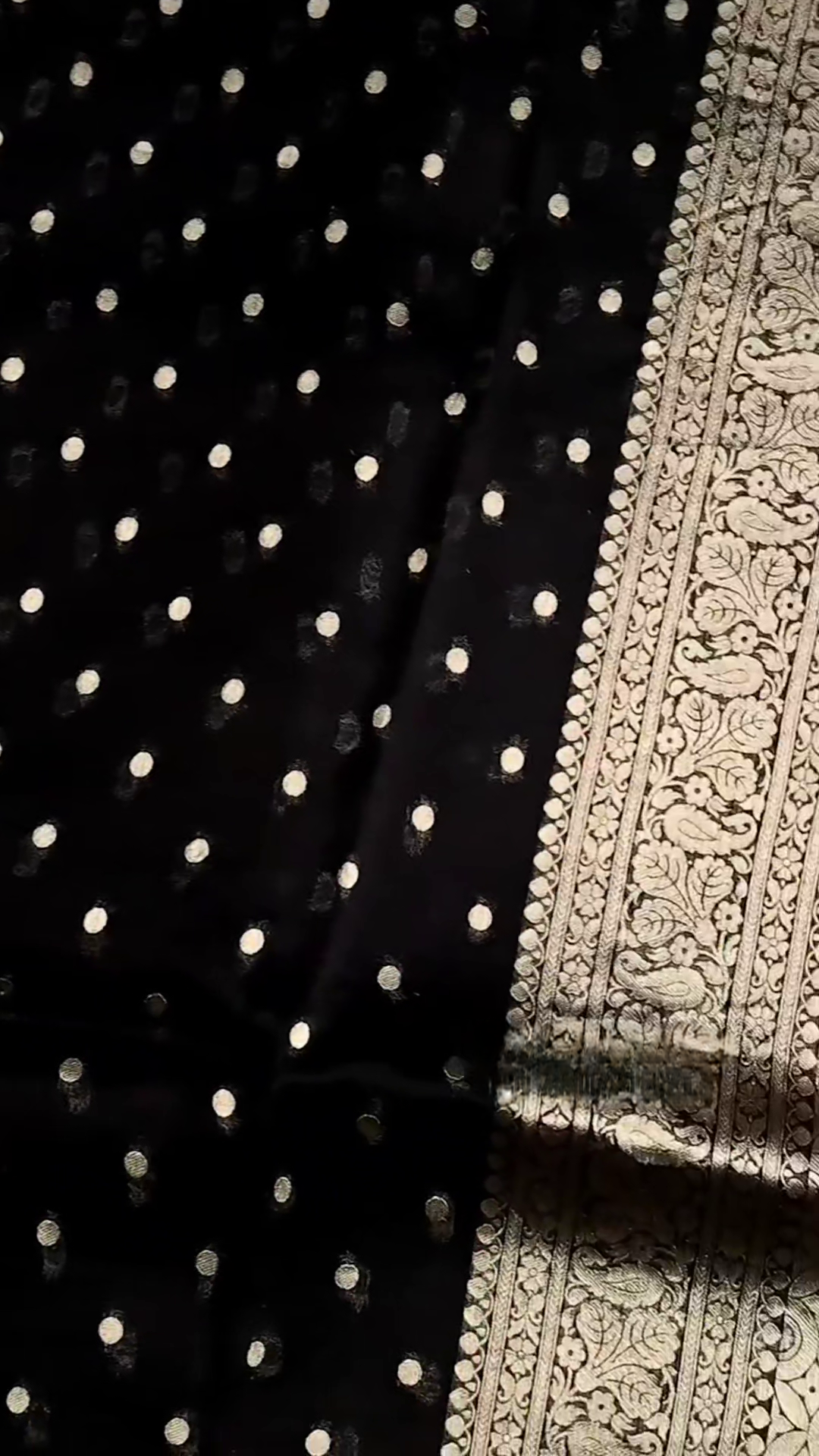 Dark Moonbeam Saree