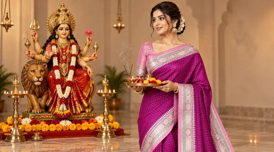 Sharad Navratri 2026: Nine Colours, Their Meanings and Festive Saree Ideas