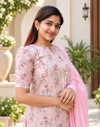 1223-PINK KURTI