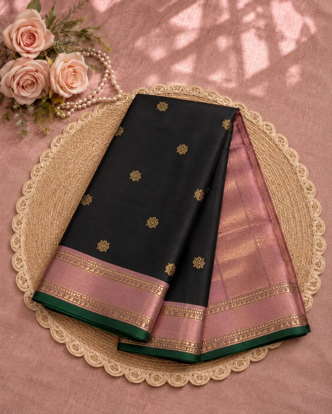 Black Pattu Saree