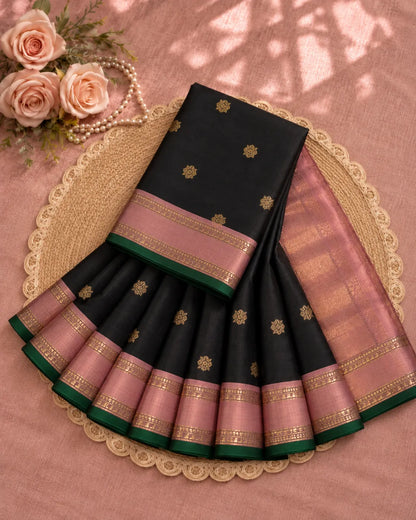 Black Pattu Saree