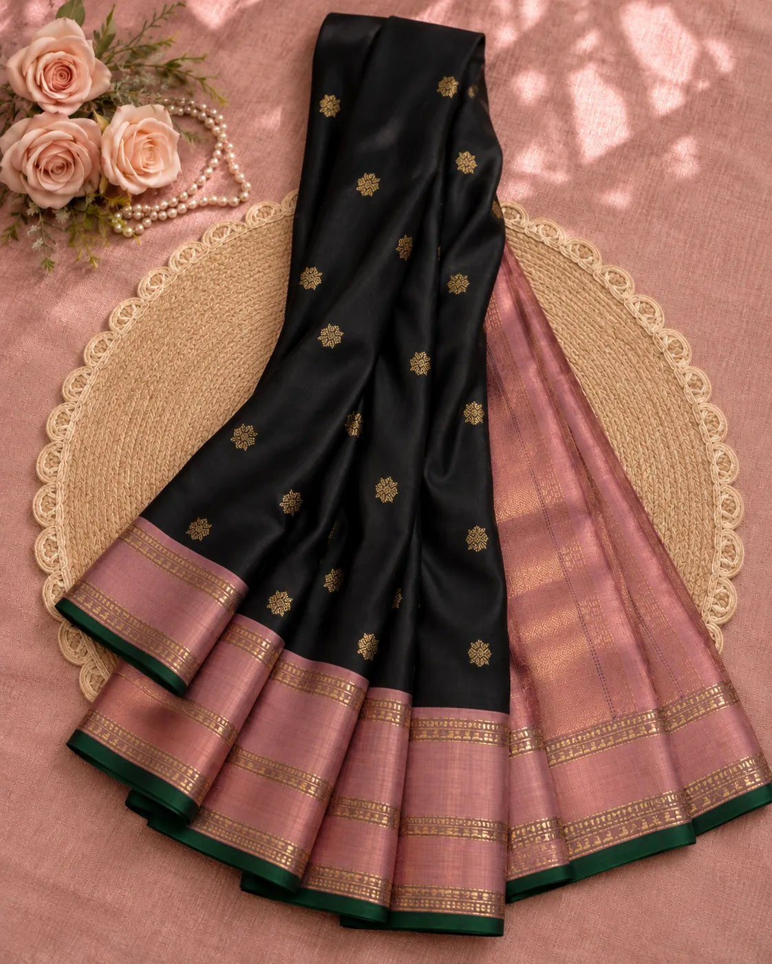 Black Pattu Saree
