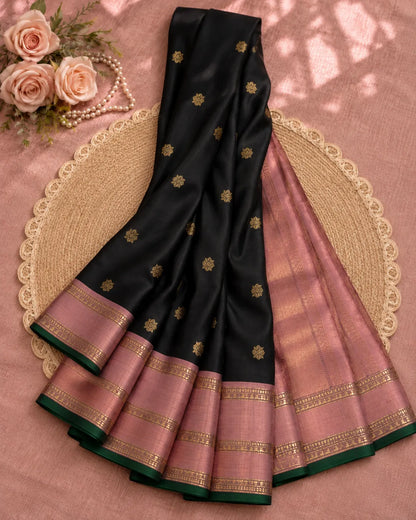 Black Pattu Saree