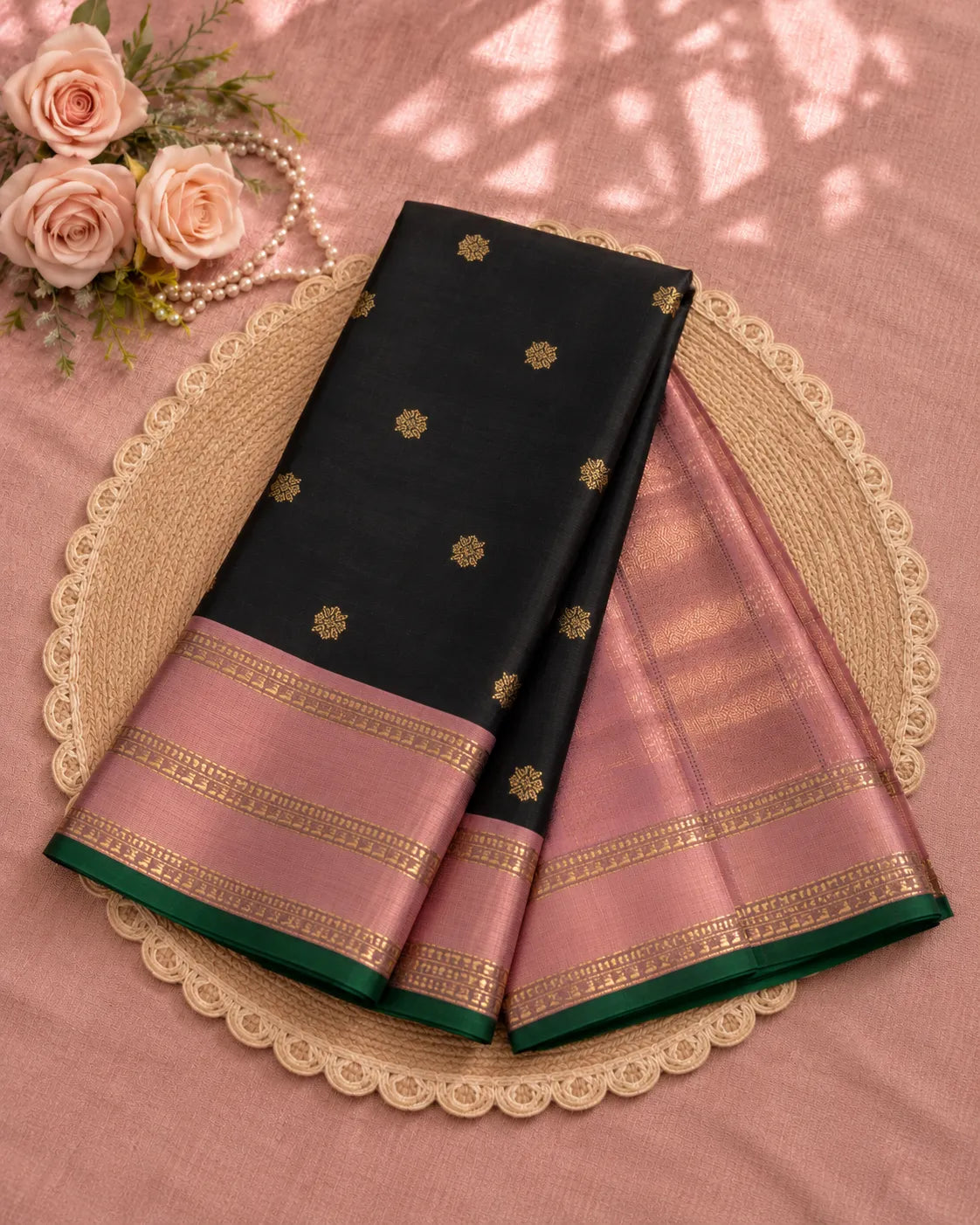 Black Pattu Saree