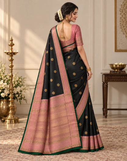 Black Pattu Saree