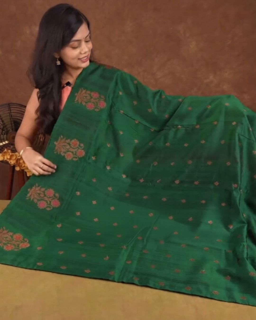 Borderless Raw Silk Saree