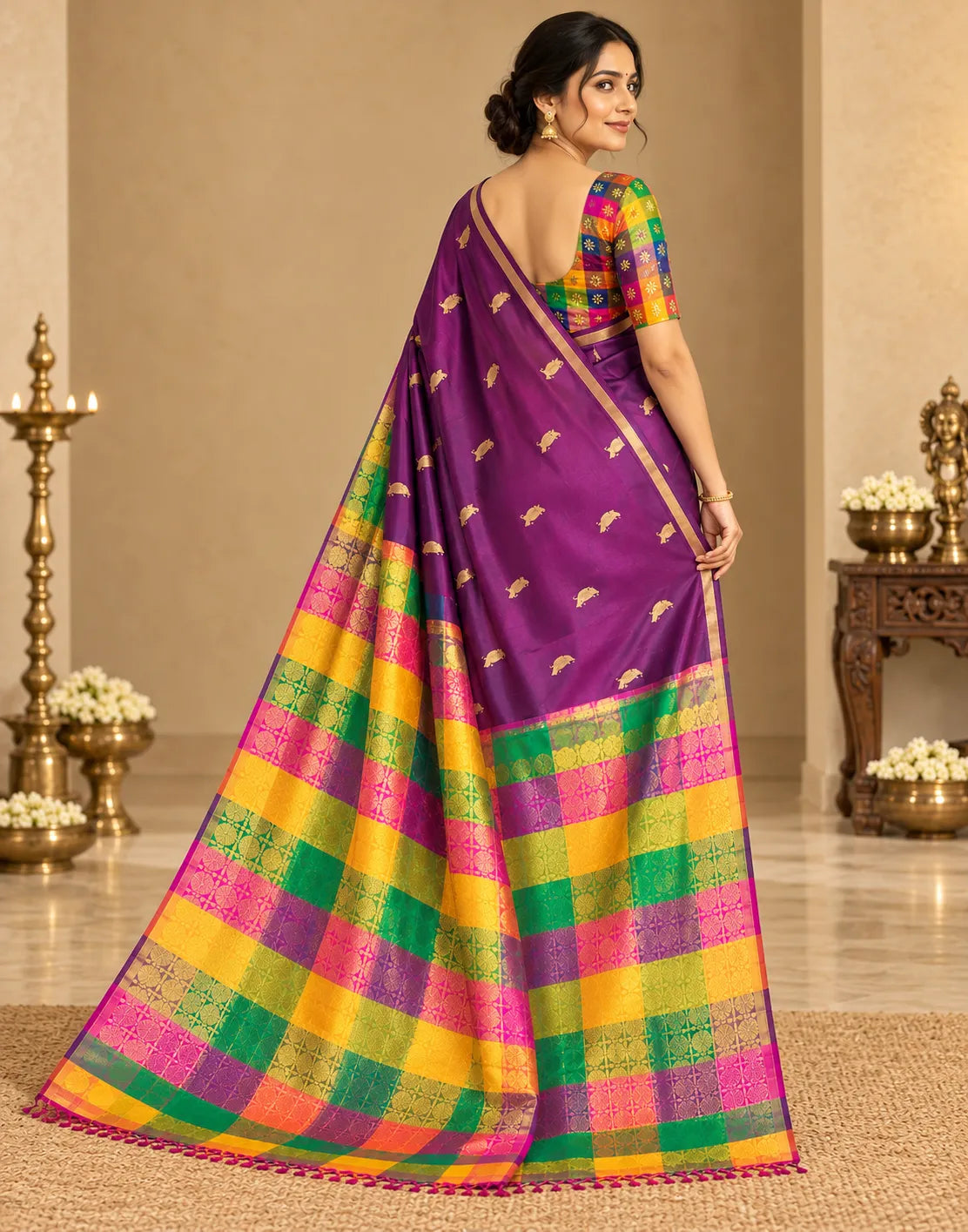 Chitrambari Kanjivaram Silk Saree