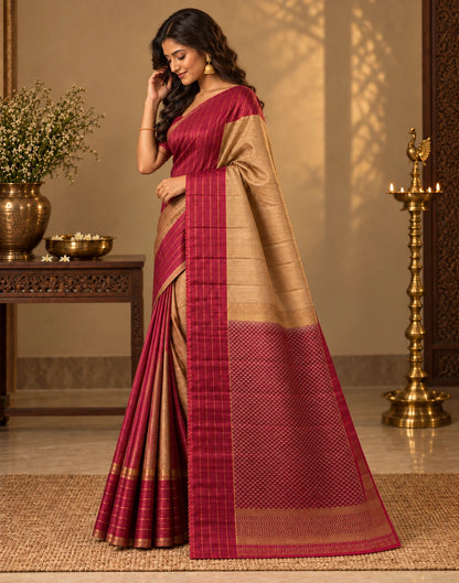 Dakshin-Varna Kanjivaram Saree