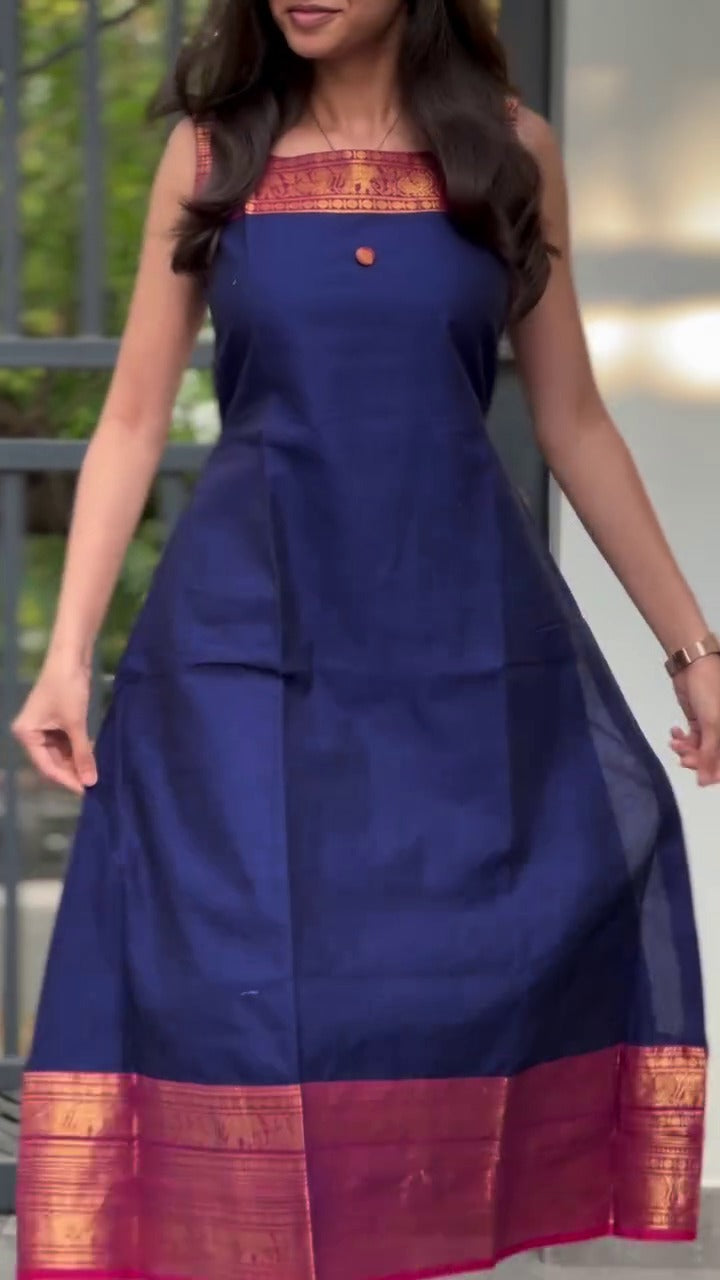 Chettinad A Line Cotton Kurti