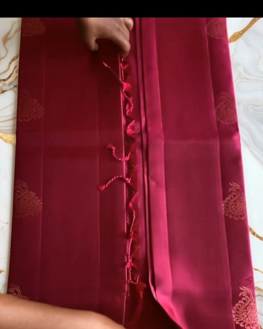 Deep Fussia Kanchipuram Saree