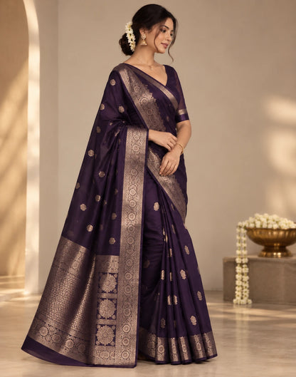Deep Violet Dream Saree