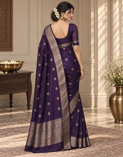 Deep Violet Dream Saree