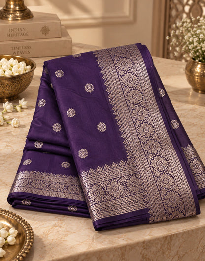 Deep Violet Dream Saree
