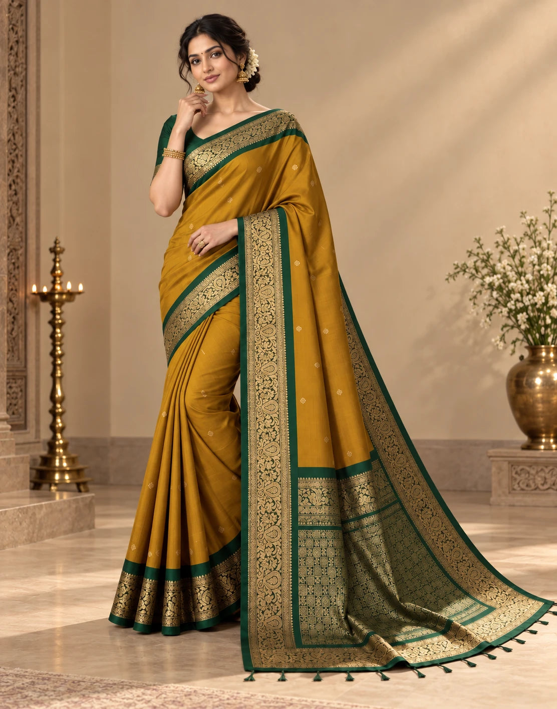 Dhruva Pattu Silk Saree