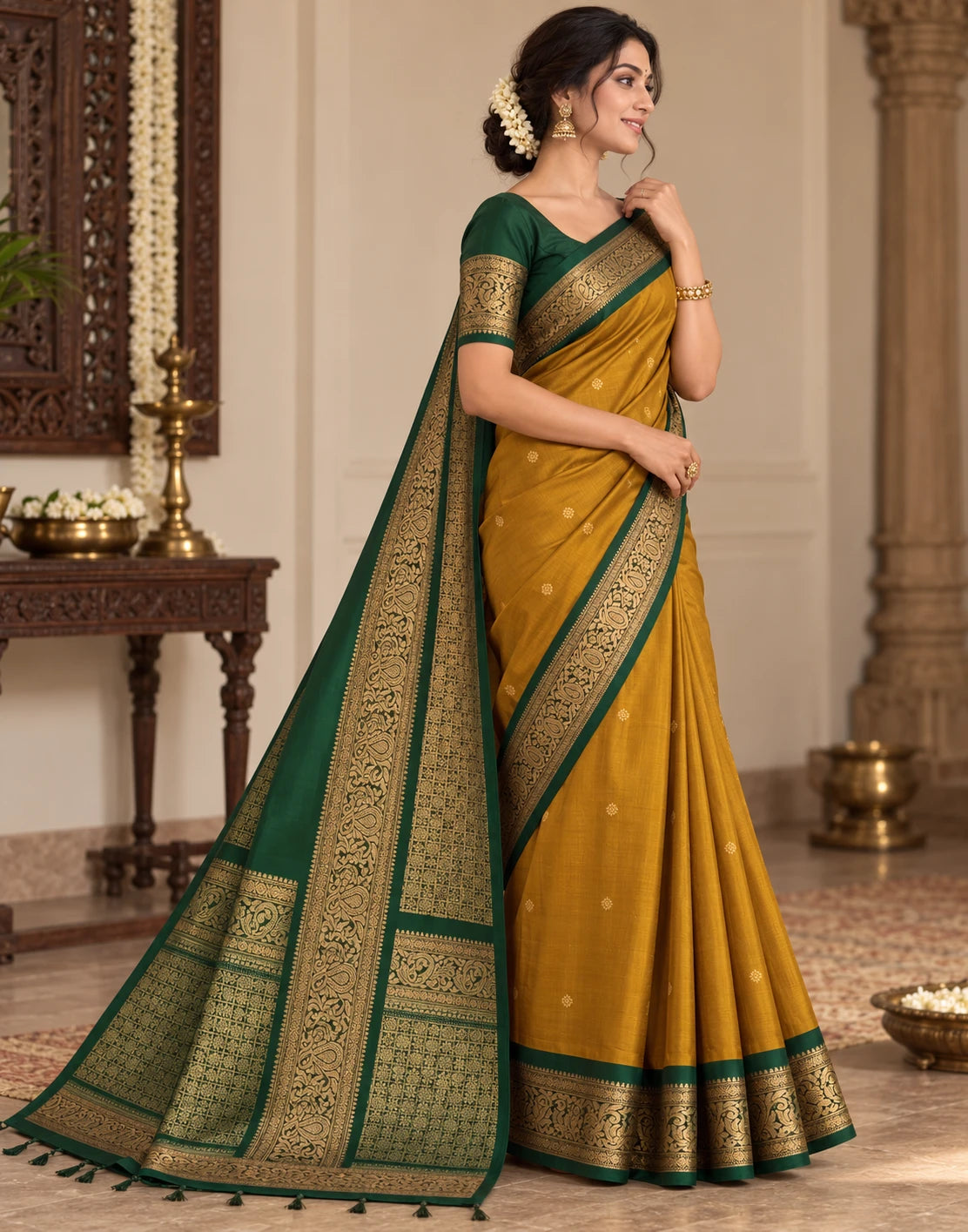 Dhruva Pattu Silk Saree