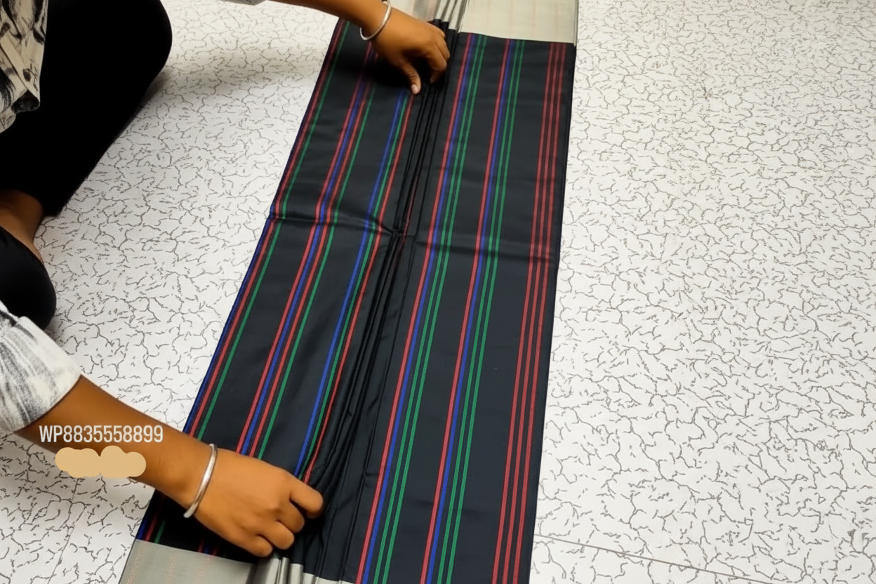 Celestial Stripe Saree