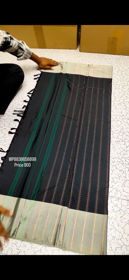 Celestial Stripe Saree