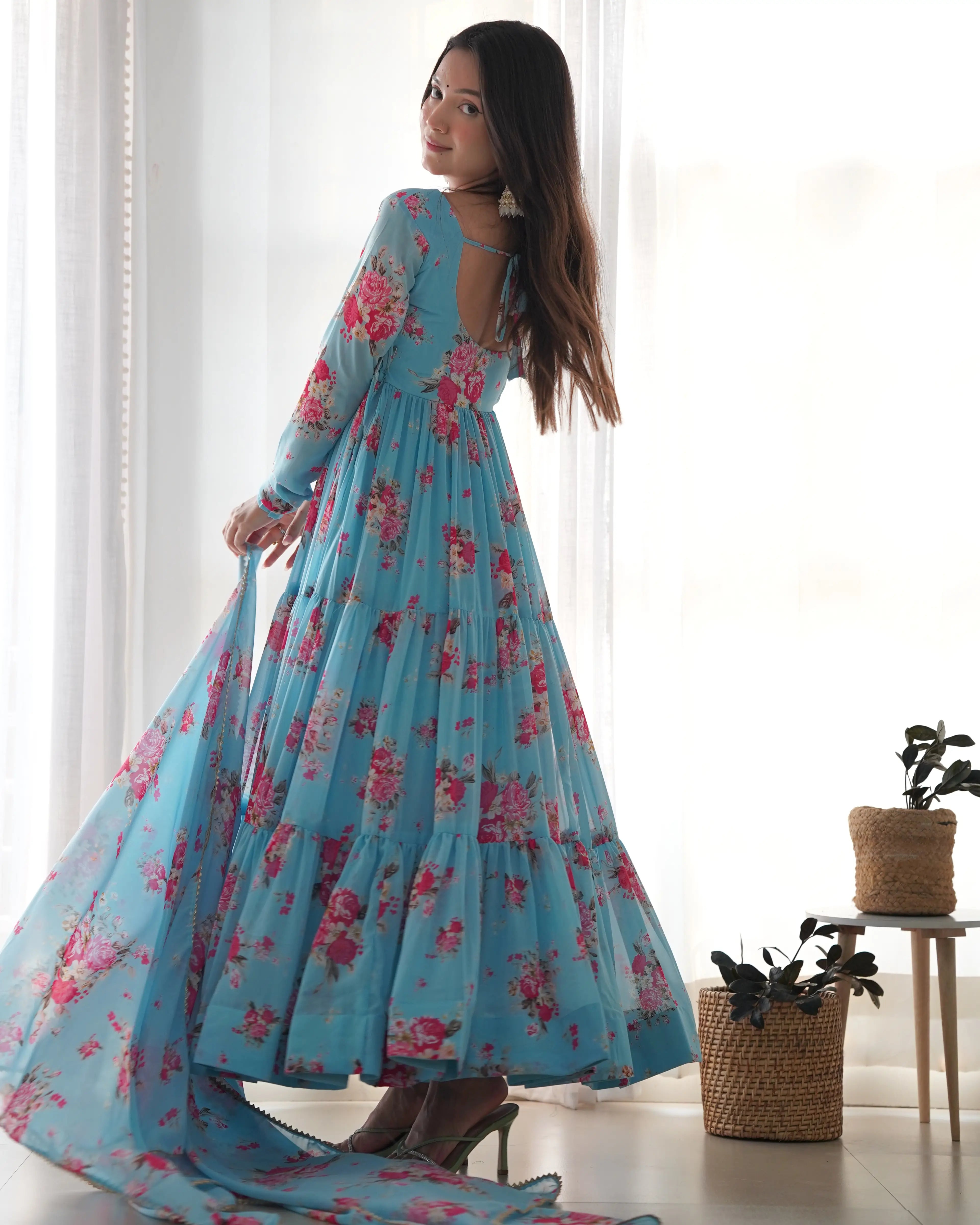 268-ANARKALI FLOWER