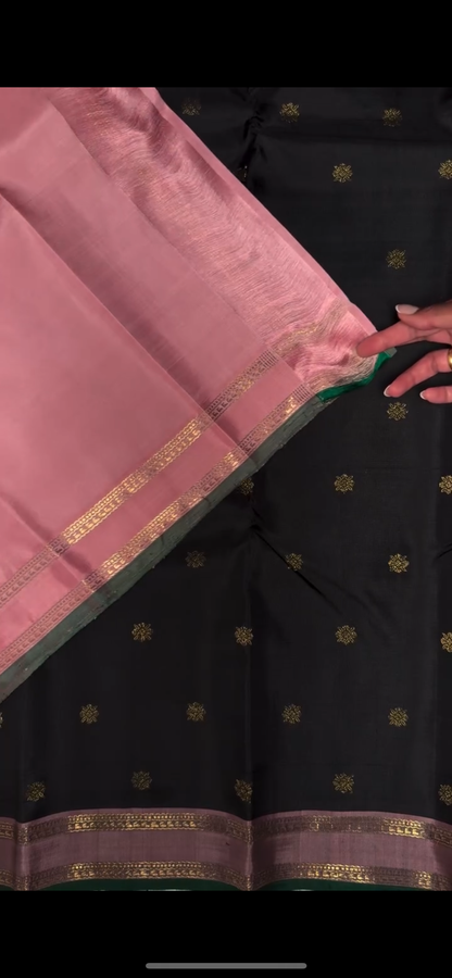 Black Pattu Saree