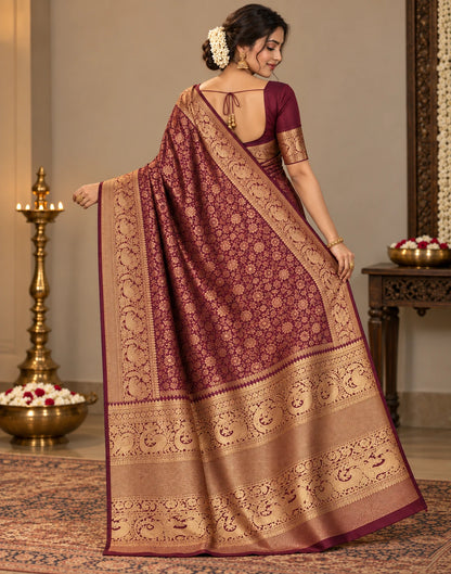 Kanchipuram Brocade Silk Saree