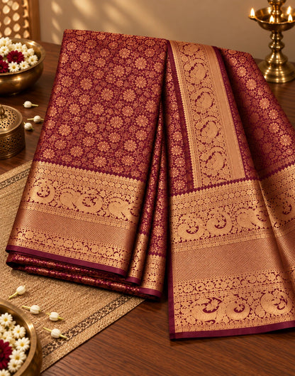 Kanchipuram Brocade Silk Saree