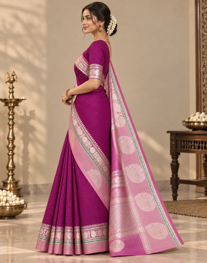 Lotus Silk Saree