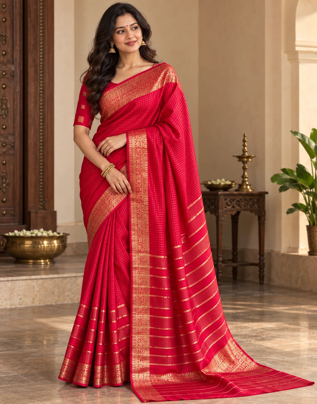 Mahalakshmi Banarsi Silk Saree