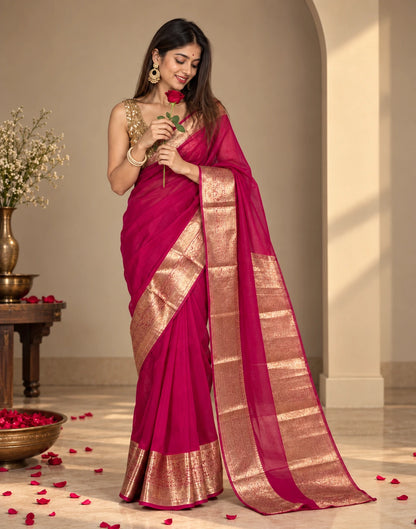 1217-ORGANZA PLAIN PATTU