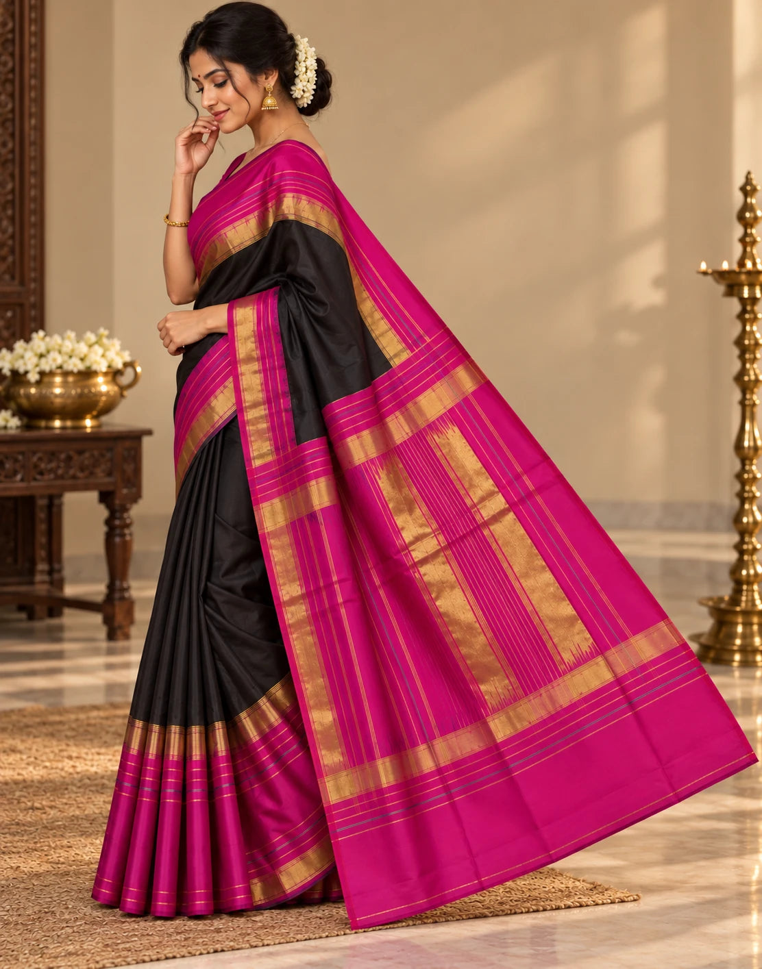 Padmam Pattu Silk Saree