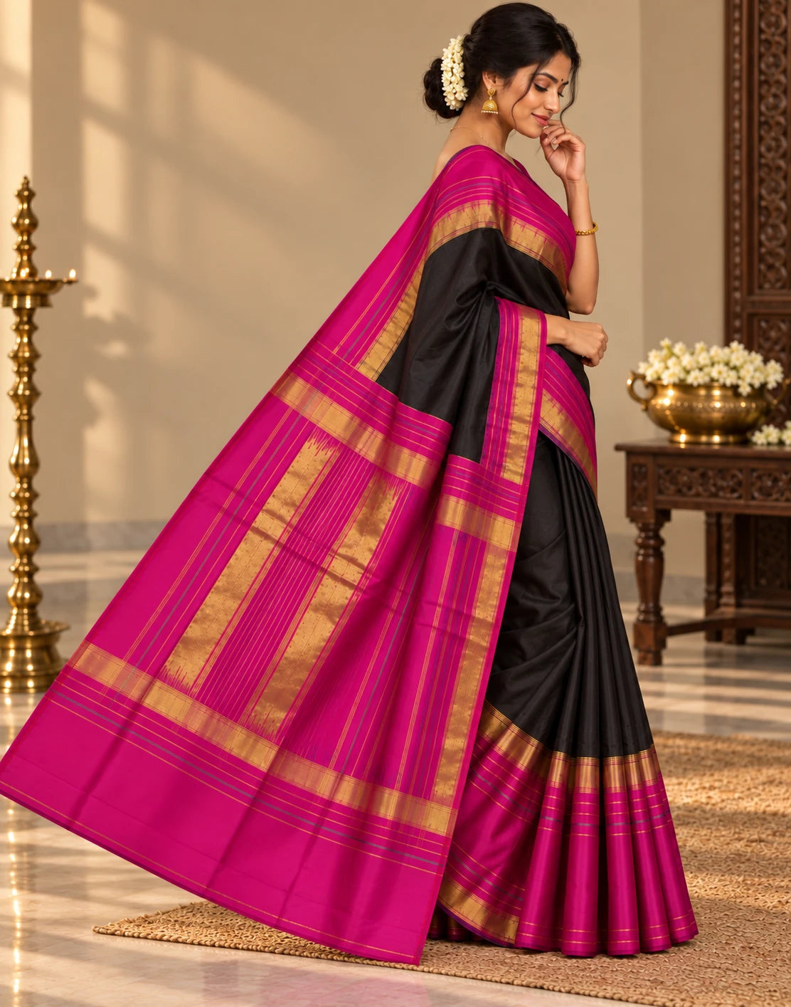 Padmam Pattu Silk Saree