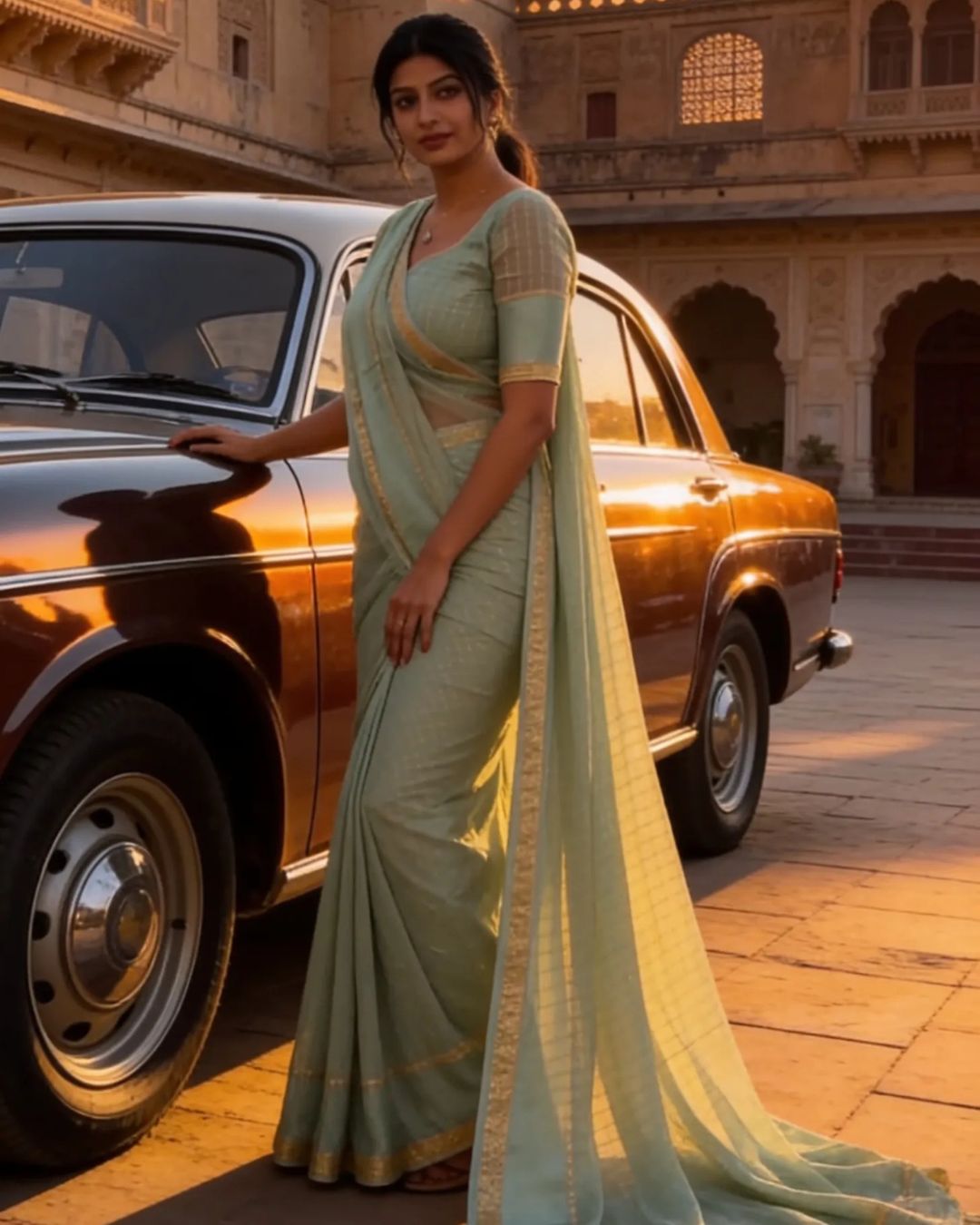 Pastel Silk Saree