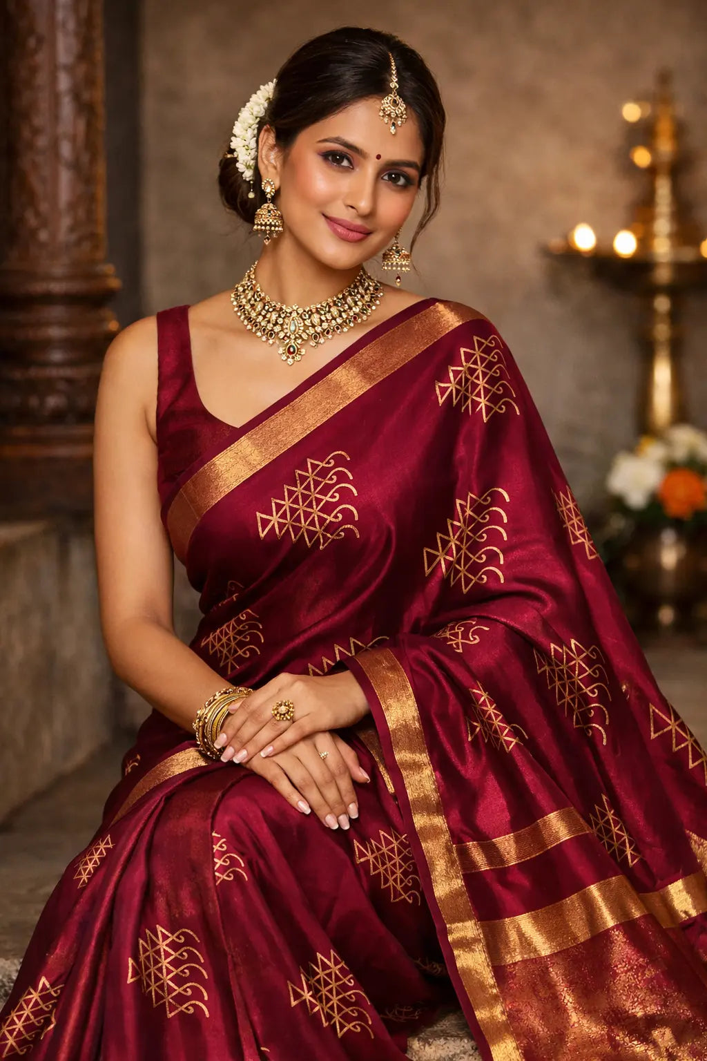 NF - 313 RESHIMSILK SAREE