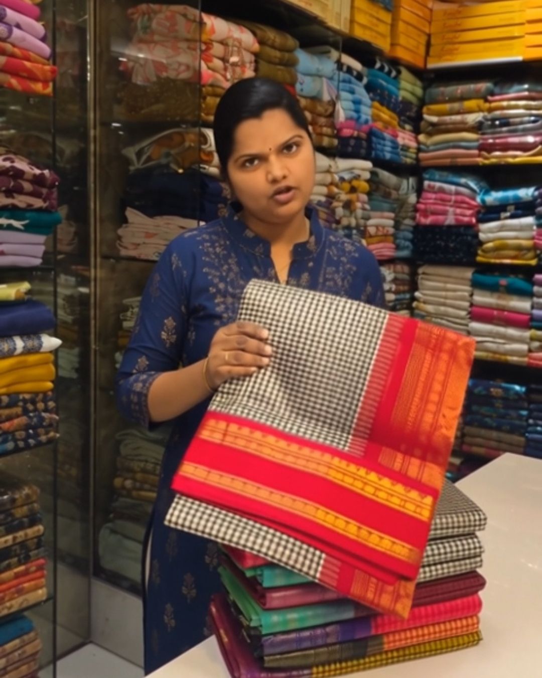 Pink Zebra Silk Saree