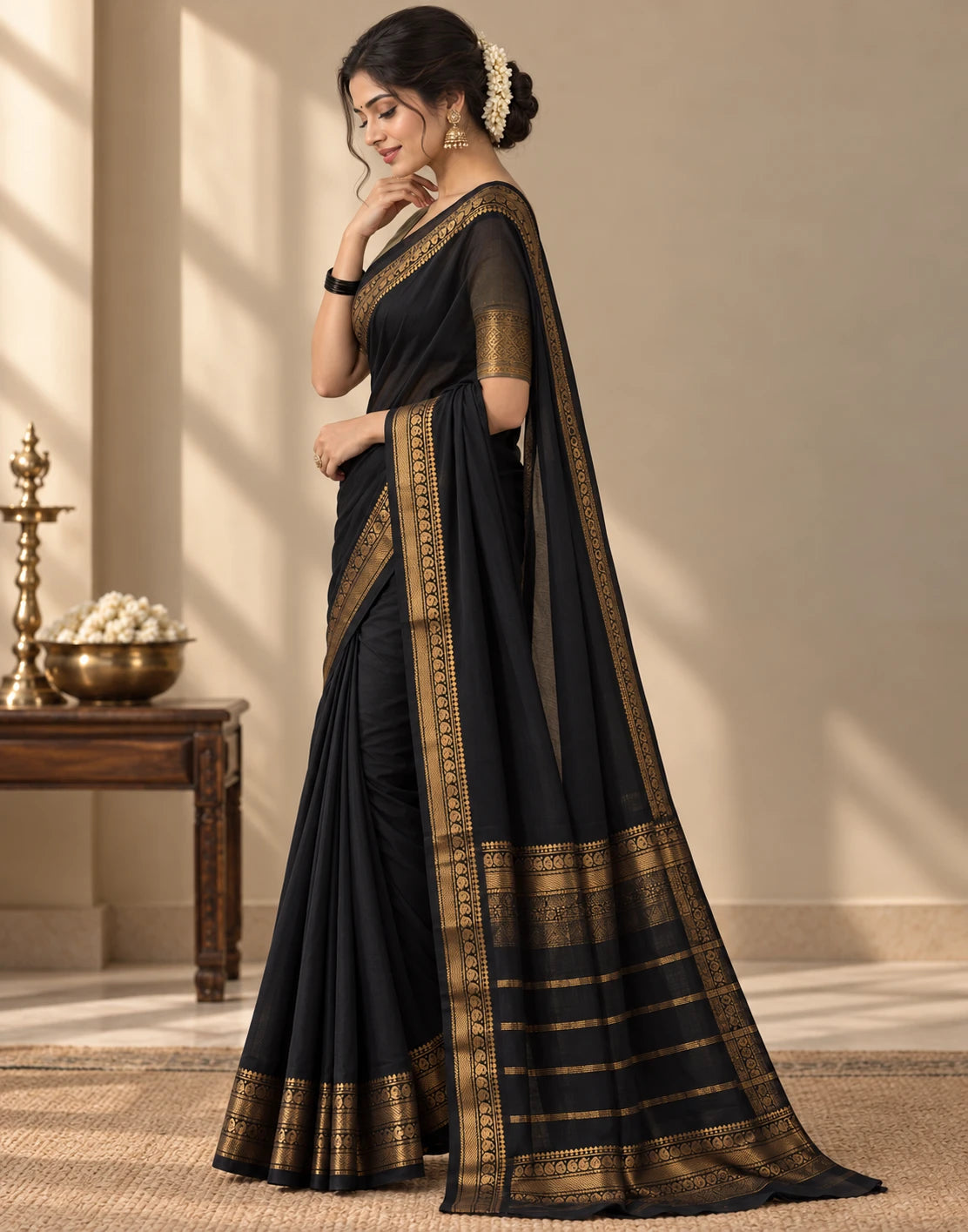 Plain Sungudy Sarees