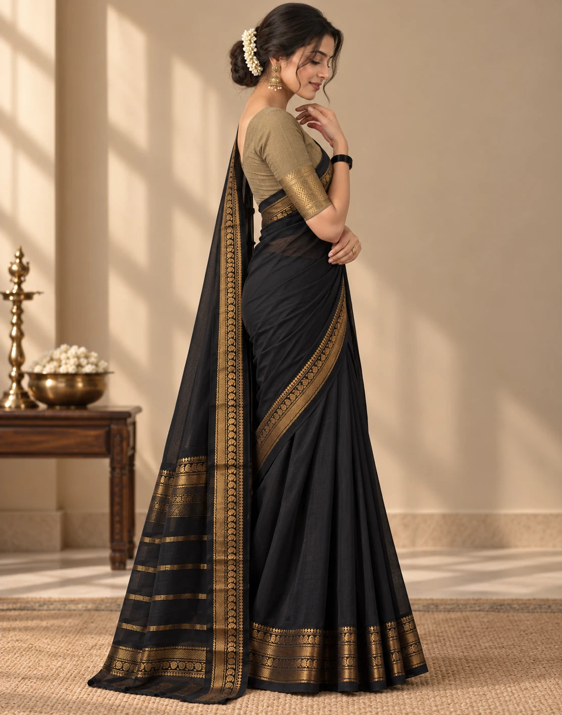 Plain Sungudy Sarees