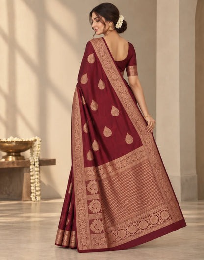 RED DATES SAREE
