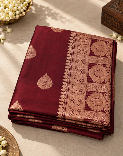 RED DATES SAREE