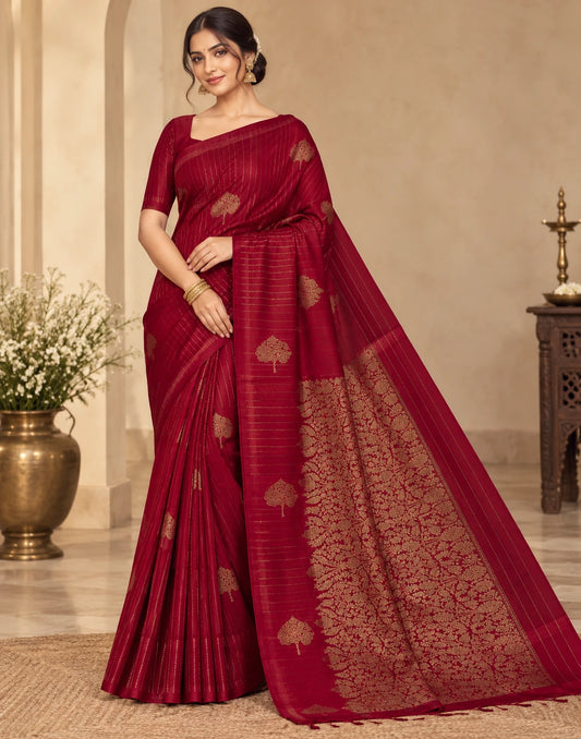 Raw Silk Banarasi Saree
