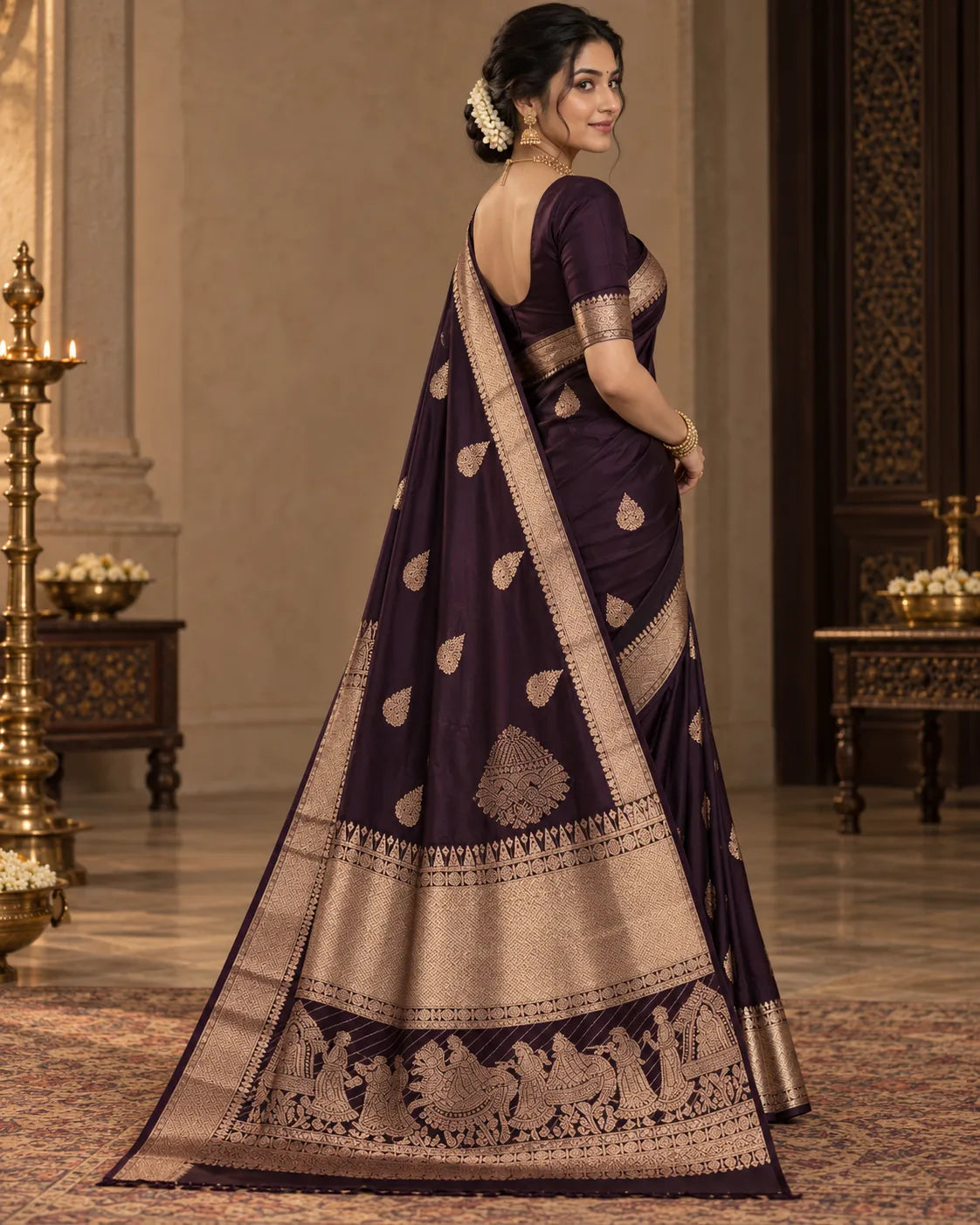 SS315 - PALAKKU SILK SAREE