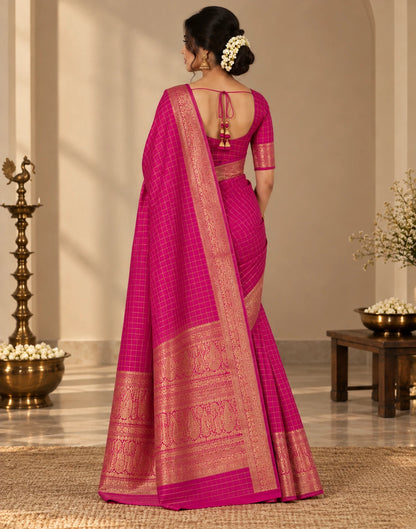 Shringar Pink Silk Saree