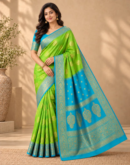 Sublime Peacock Silk Saree