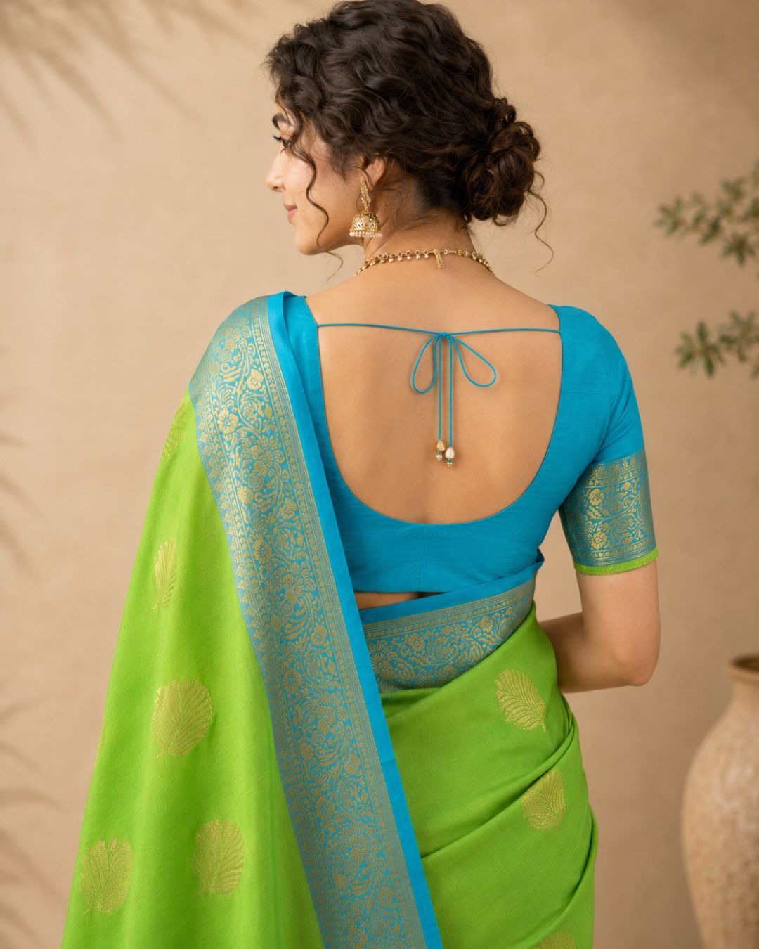 Sublime Peacock Silk Saree