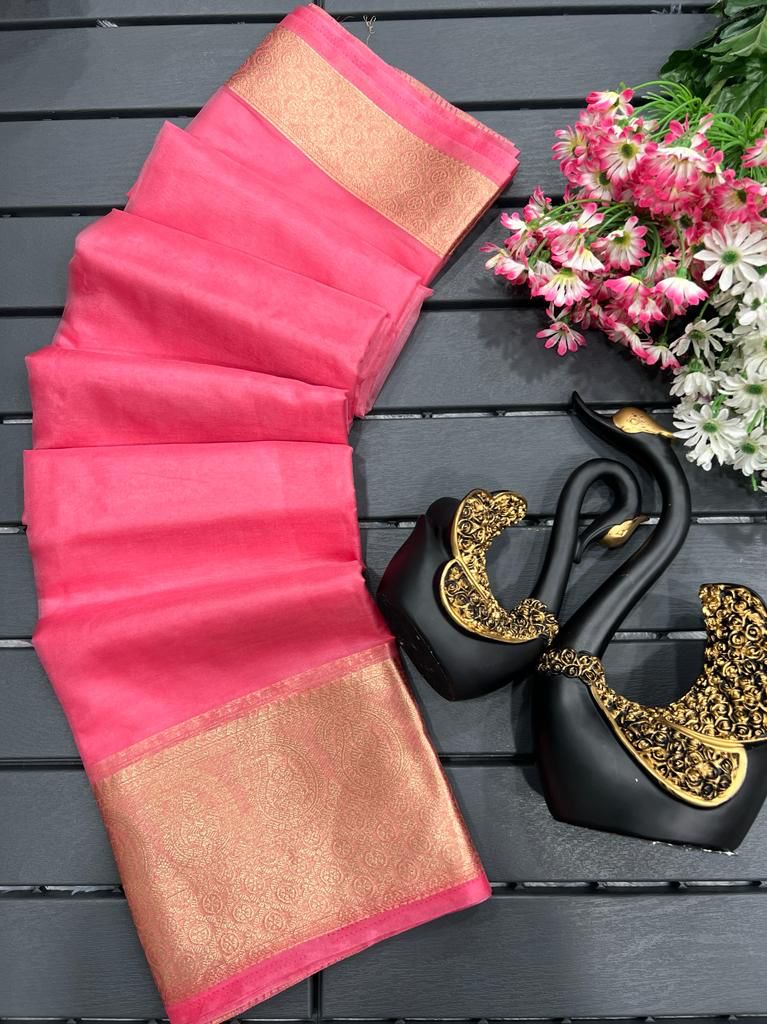 Oganza Pattu Silk Saree
