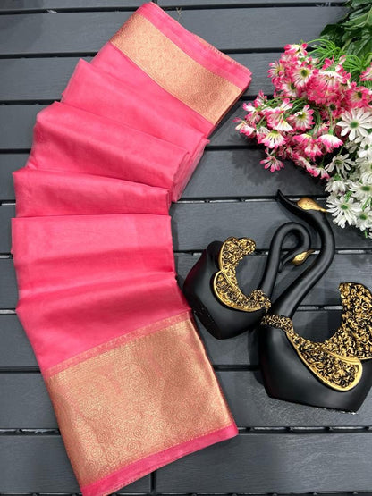 Oganza Pattu Silk Saree