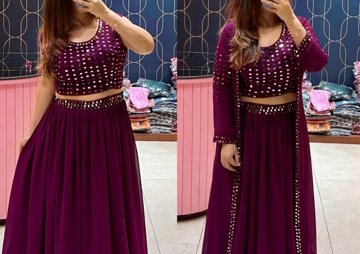 2380-MIRROR LEHNGA